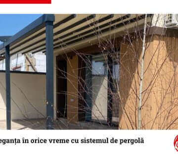 Îmbrățișați Eleganța pentru Orice Vreme cu Sistemul Pergola
