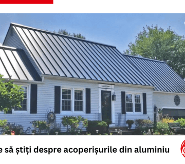 Tot ce trebuie să știți despre acoperișurile din aluminiu